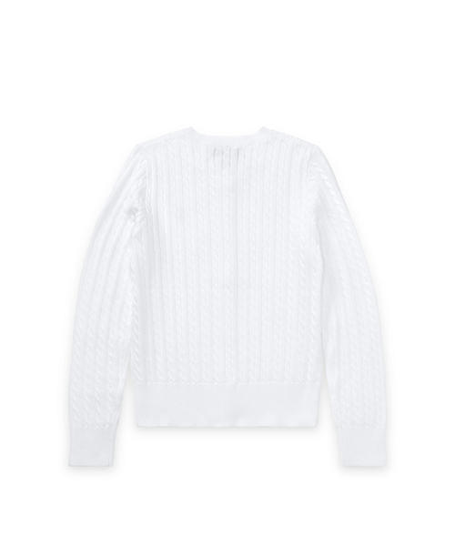 POLO RALPH LAUREN CHILDRENSWEAR(ポロ ラルフ ローレン チルドレンズウェア)の「ミニ ケーブル カーディガン(カーディガン/ボレロ・キッズ・ネイビー/ホワイト・X-LARGE/MEDIUM/SMALL/LARGE)」の9枚目の写真