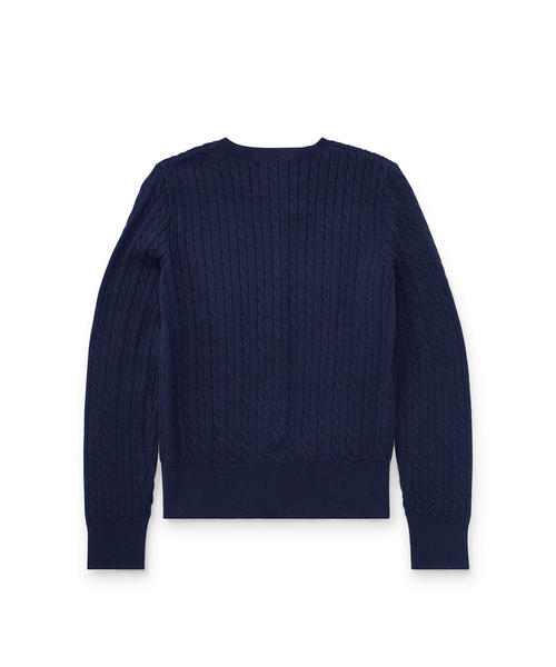 POLO RALPH LAUREN CHILDRENSWEAR(ポロ ラルフ ローレン チルドレンズウェア)の「ミニ ケーブル カーディガン(カーディガン/ボレロ・キッズ・ネイビー/ホワイト・X-LARGE/MEDIUM/SMALL/LARGE)」の8枚目の写真
