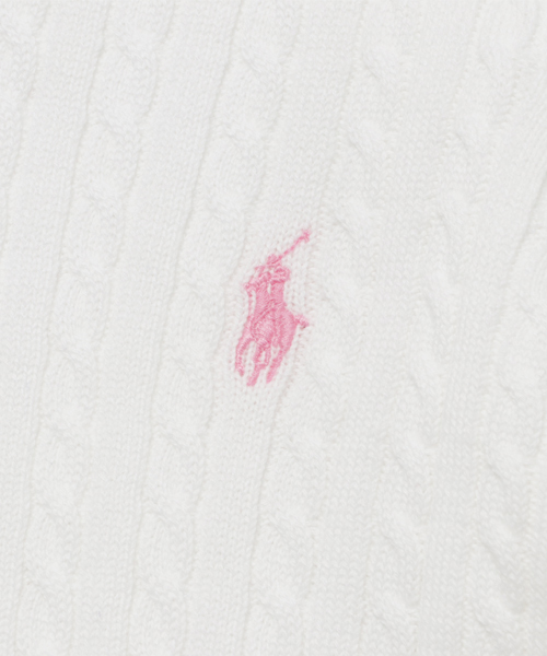 POLO RALPH LAUREN CHILDRENSWEAR(ポロ ラルフ ローレン チルドレンズウェア)の「ミニ ケーブル カーディガン(カーディガン/ボレロ・キッズ・ネイビー/ホワイト・X-LARGE/MEDIUM/SMALL/LARGE)」の6枚目の写真