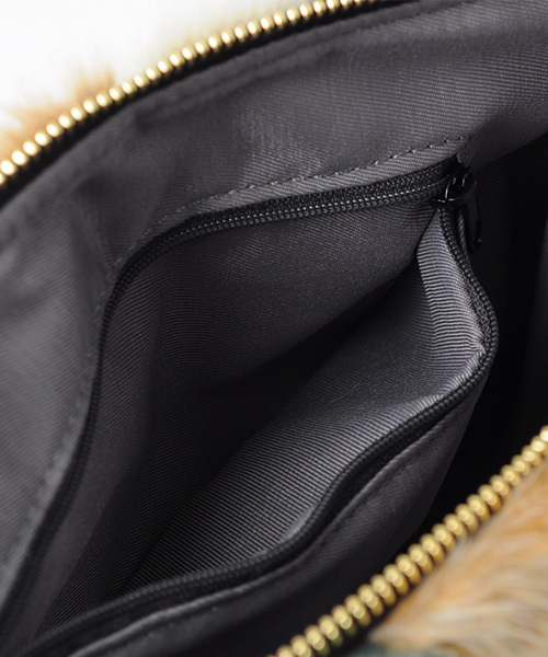 Luz Llena (NEY)（ラズレナニー）の「ミックスファークラッチバッグ（クラッチバッグ・レディース・グリーン/ピンク・ﾌﾘ-）」の12枚目の写真