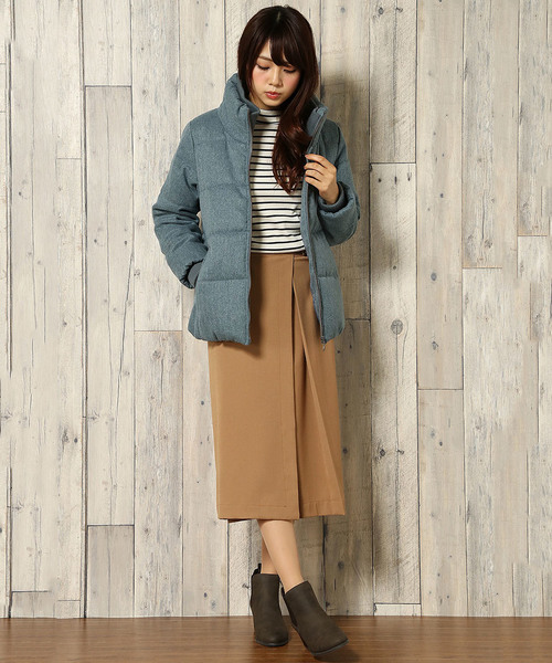 LBC（エルビーシー）の「ヘリンボンリブ使いブルゾン（ブルゾン・レディース・ライトグレー/ダークグレー/ネイビー・LARGE/MEDIUM）」の12枚目の写真