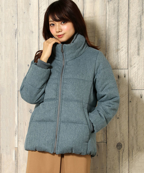 LBC（エルビーシー）の「ヘリンボンリブ使いブルゾン（ブルゾン・レディース・ライトグレー/ダークグレー/ネイビー・LARGE/MEDIUM）」の13枚目の写真