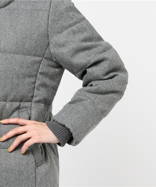 LBC（エルビーシー）の「ヘリンボンリブ使いブルゾン（ブルゾン・レディース・ライトグレー/ダークグレー/ネイビー・LARGE/MEDIUM）」の8枚目の写真