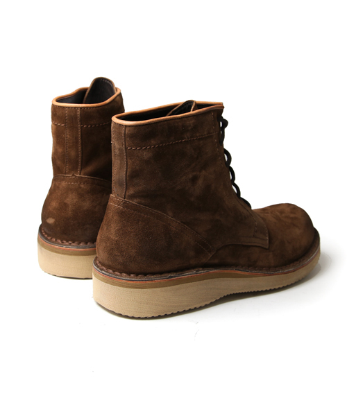 And A（アンドエー）の「クレープソールブーツ（BOEMOS）（ブーツ・メンズ・ブラウン・26.5cm/27.5cm）」の7枚目の写真