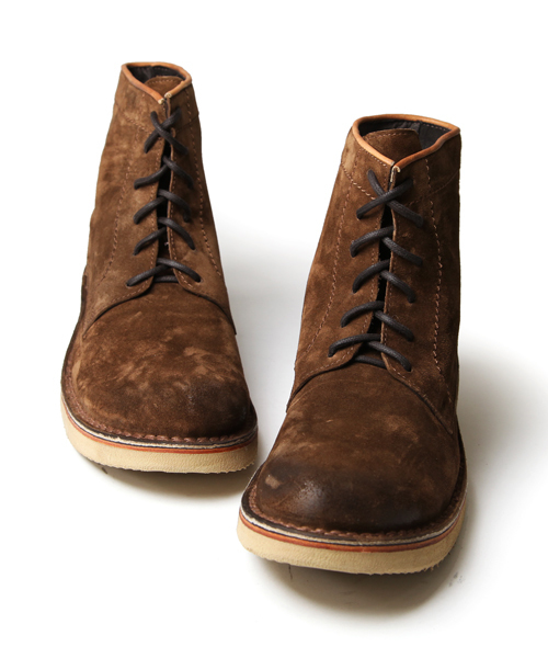 And A（アンドエー）の「クレープソールブーツ（BOEMOS）（ブーツ・メンズ・ブラウン・26.5cm/27.5cm）」の4枚目の写真