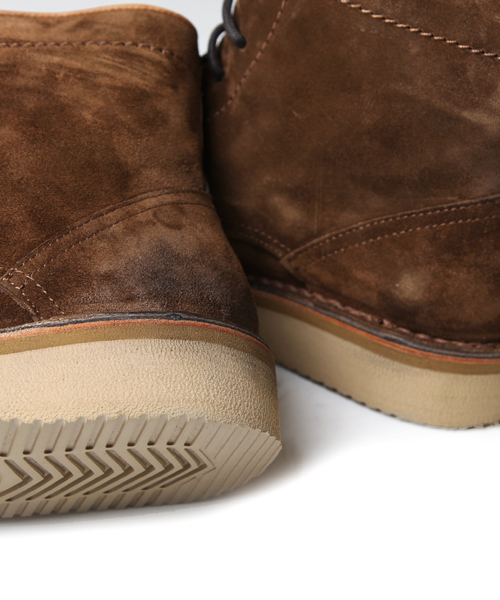 And A（アンドエー）の「クレープソールブーツ（BOEMOS）（ブーツ・メンズ・ブラウン・26.5cm/27.5cm）」の5枚目の写真