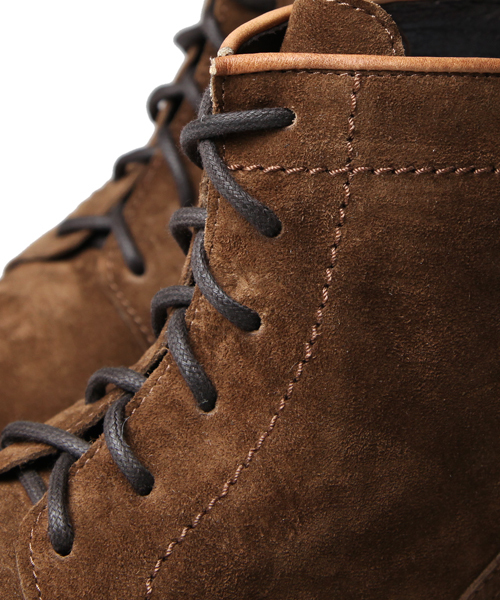 And A（アンドエー）の「クレープソールブーツ（BOEMOS）（ブーツ・メンズ・ブラウン・26.5cm/27.5cm）」の6枚目の写真