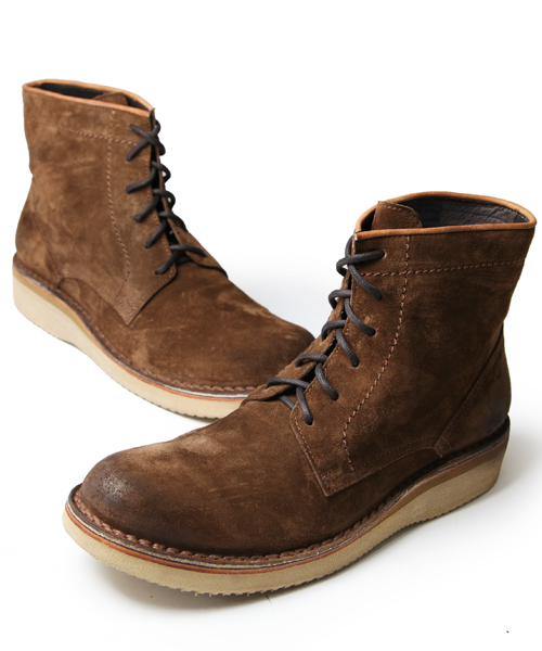 And A（アンドエー）の「クレープソールブーツ（BOEMOS）（ブーツ・メンズ・ブラウン・26.5cm/27.5cm）」の9枚目の写真