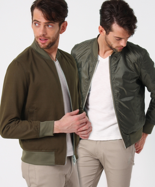 Men S Melrose メンズメルローズ の Tcツイル ポリエステルタフタリバーシブルma1 Ma 1 Wear