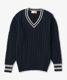 WILLIAM LOCKIE | 【別注】＜WILLIAM LOCKIE(ウィリアム ロッキー)＞ CRICKET(ニット/セーター)