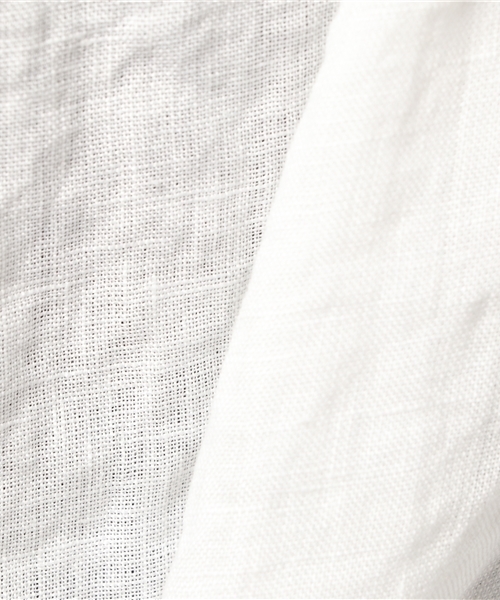 LBC（エルビーシー）の「フレンチリネンスキッパーシャツ                （シャツ/ブラウス・レディース・ピンク/ミント/オフホワイト・LARGE/MEDIUM）」の10枚目の写真