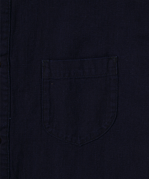 WORK NOT WORK URBAN RESEARCH（ワークノットワークアーバンリサーチ）の「WORK NOT WORK　インディゴベースボールシャツ（シャツ/ブラウス・メンズ・インディゴブルー・LARGE/MEDIUM/SMALL）」の10枚目の写真