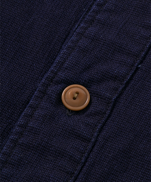 WORK NOT WORK URBAN RESEARCH（ワークノットワークアーバンリサーチ）の「WORK NOT WORK　インディゴベースボールシャツ（シャツ/ブラウス・メンズ・インディゴブルー・LARGE/MEDIUM/SMALL）」の12枚目の写真