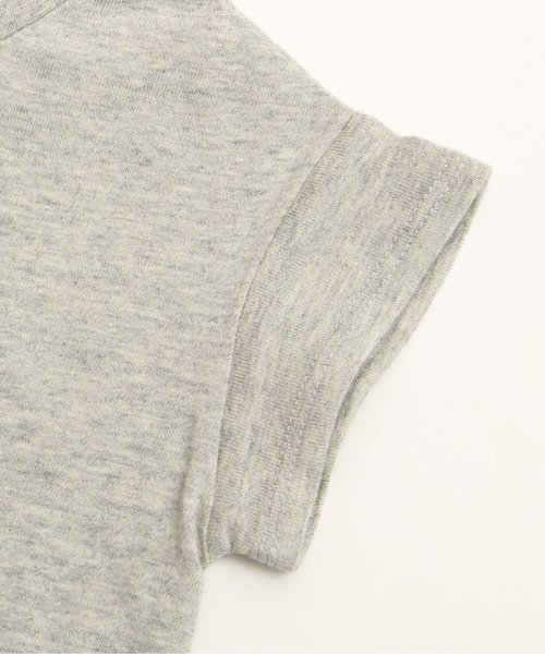 apres les cours(アプレレクール)の「裾スカラップTシャツ(Tシャツ/カットソー・キッズ・ネイビー/イエロー/グレー/オフホワイト・80/90/140/100/120/110/130)」の12枚目の写真