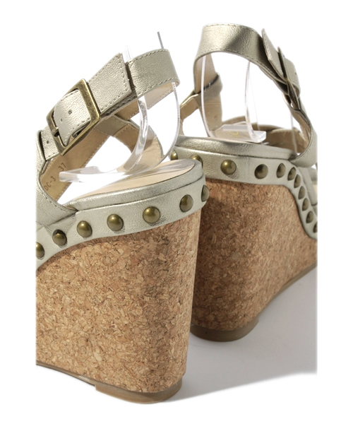 mystic（ミスティック）の「ダブルクロスコルクウエッジ（サンダル・レディース・ダークブラウン/キャメル/ゴールド・36/37/38）」の8枚目の写真