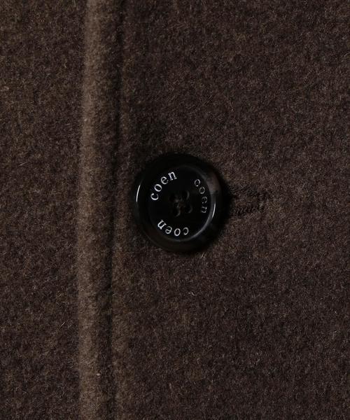 coen（コーエン）の「カバーリングウールミディアムフーデッドコート（ピーコート・レディース・ライトグレー/ブラウン/ネイビー・LARGE/MEDIUM）」の20枚目の写真