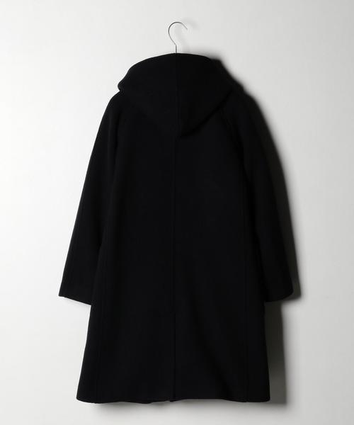 coen（コーエン）の「カバーリングウールミディアムフーデッドコート（ピーコート・レディース・ライトグレー/ブラウン/ネイビー・LARGE/MEDIUM）」の21枚目の写真