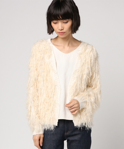 WEGO（ウィゴー）の「WEGO/モンスターショートカーディガン（カーディガン/ボレロ・レディース・ブラック/グレー/イエロー/ライトピンク/ピンク系その他/アイボリー・FREE）」の17枚目の写真