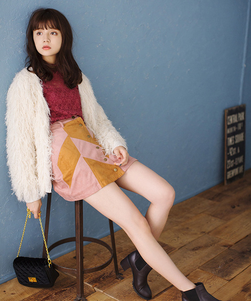 WEGO（ウィゴー）の「WEGO/モンスターショートカーディガン（カーディガン/ボレロ・レディース・ブラック/グレー/イエロー/ライトピンク/ピンク系その他/アイボリー・FREE）」の20枚目の写真