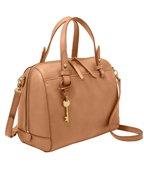 FOSSIL(フォッシル)の「RACHEL SATCHEL ZB7256(ハンドバッグ・レディース・ブラウン/ブラック/グレイッシュベージュ/タン/カリビアンブルー/ブルー系その他/ダークグリーン/レンガ・FREE)」の4枚目の写真