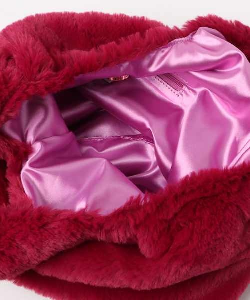 Andemiu（アンデミュウ）の「【ベージュWEB限定】エコファー２ＷＡＹバッグ776868（トートバッグ・ライトブルー/ベージュ/グレー/ピンク・FREE）」の5枚目の写真