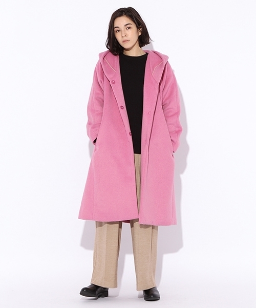 niko and...（ニコアンド）の「ウーリーツイルワイドパンツ【niko and ...】（その他パンツ・レディース・ブラック/ベージュ/ブラウン・3/4）」の8枚目の写真