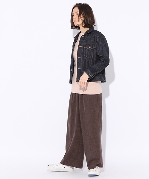 niko and...（ニコアンド）の「ウーリーツイルワイドパンツ【niko and ...】（その他パンツ・レディース・ブラック/ベージュ/ブラウン・3/4）」の15枚目の写真