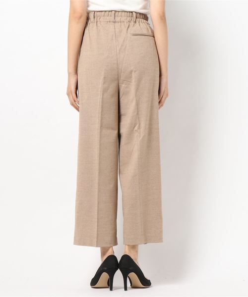 niko and...（ニコアンド）の「ウーリーツイルワイドパンツ【niko and ...】（その他パンツ・レディース・ブラック/ベージュ/ブラウン・3/4）」の5枚目の写真