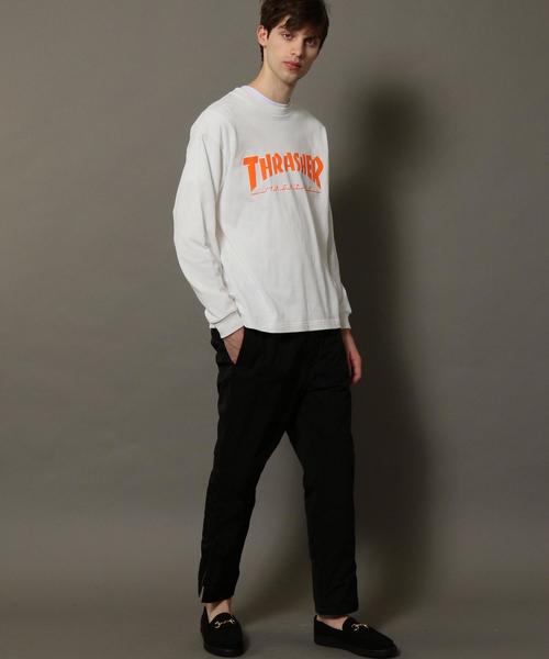 THRASHER(スラッシャー)の「【別注】 <THRASHER> LOGO LONG SLEEVE TEE/Tシャツ ◆(Tシャツ/カットソー・メンズ・グレー/ホワイト・LARGE/MEDIUM/SMALL)」の11枚目の写真