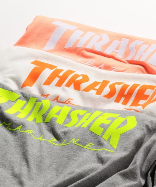 THRASHER(スラッシャー)の「【別注】 <THRASHER> LOGO LONG SLEEVE TEE/Tシャツ ◆(Tシャツ/カットソー・メンズ・グレー/ホワイト・LARGE/MEDIUM/SMALL)」の13枚目の写真
