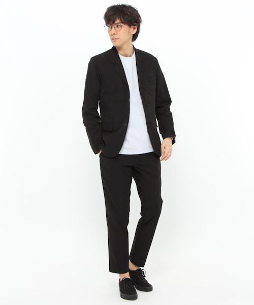 LAKOLE(ラコレ)の「【2WAYストレッチ】ストレージジャケット / LAKOLE(ナイロンジャケット・メンズ・ブラック/ネイビー・LARGE/MEDIUM/SMALL)」の4枚目の写真