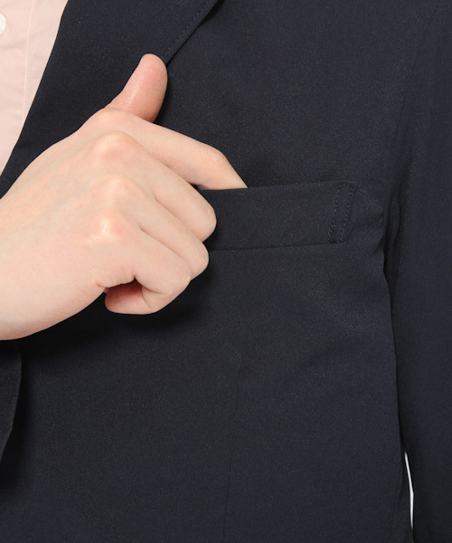 LAKOLE(ラコレ)の「【2WAYストレッチ】ストレージジャケット / LAKOLE(ナイロンジャケット・メンズ・ブラック/ネイビー・LARGE/MEDIUM/SMALL)」の11枚目の写真