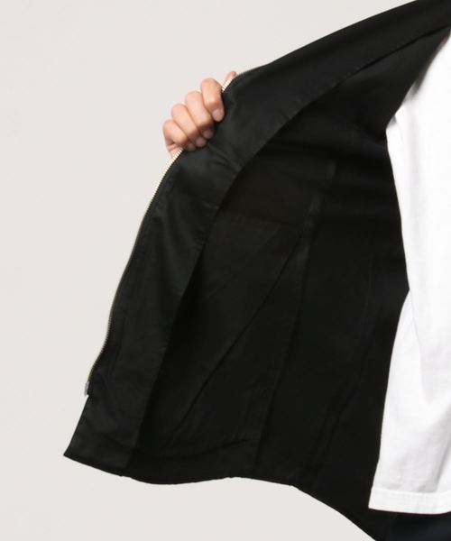 JOINT WORKS（ジョイントワークス）の「60ツイルZIPクルーシャツ（シャツ/ブラウス・メンズ・ブラック/ネイビー・LARGE/MEDIUM）」の5枚目の写真