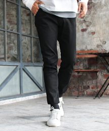 THE CASUAL | カツラギ ストレッチ 素材 テーパード シルエット ジョガーパンツ リブパンツ(その他パンツ)