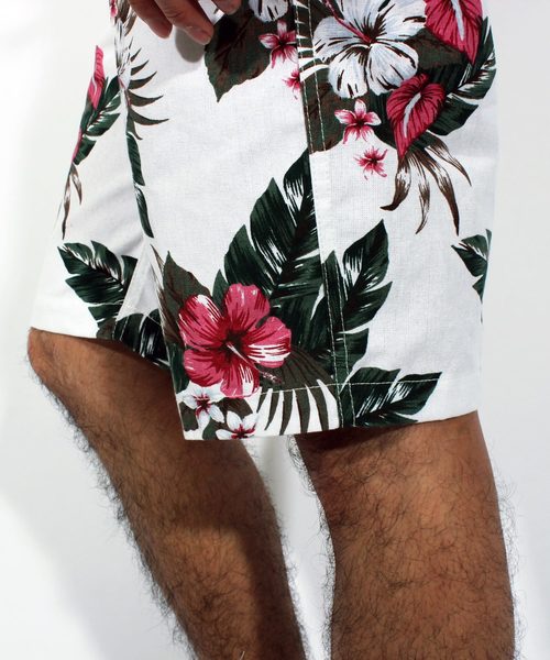 ８(eight)（エイト）の「アロハ柄 ショートパンツ コットン（その他パンツ・メンズ・ホワイト×ブラック/ホワイト×ネイビー/B/C/A・MEDIUM/LARGE/X-LARGE）」の18枚目の写真