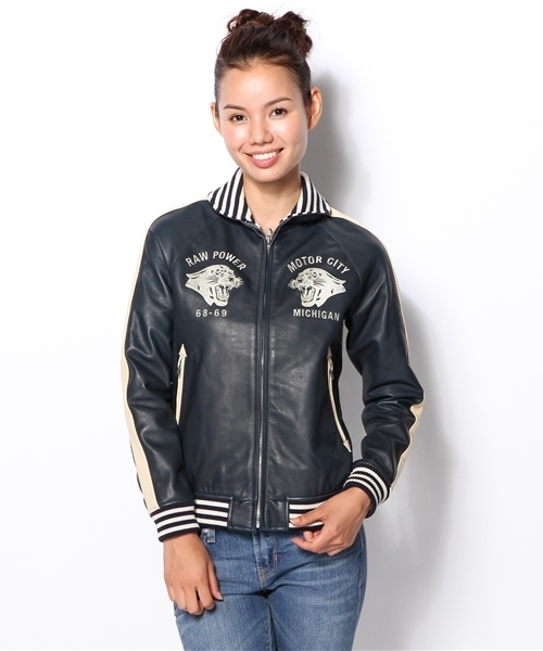 HYSTERIC GLAMOUR（ヒステリックグラマー）の「ラムレザースカジャン