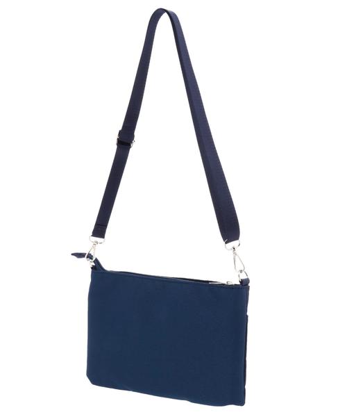 earth music&ecology（アースミュージックアンドエコロジー）の「コーデュロイサコッシュ（ショルダーバッグ・レディース・ライトグレー/ネイビー/オフホワイト・FREE）」の6枚目の写真