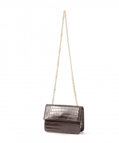 Andemiu(アンデミュウ)の「クロコチェーンショルダーBAG810335(ショルダーバッグ・レディース・ブラック/ブラウン/キャメル・FREE)」の3枚目の写真