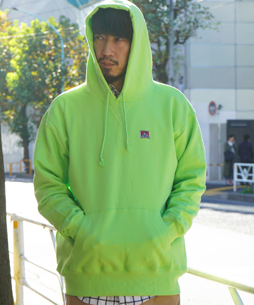 BEN DAVIS ORIGINALS（ベンデイビスオリジナルス）の「BENDAVIS HEAVY WEIGHT PARKA（パーカー・メンズ・ホワイト/ブラック/グレー系その他/ネイビー/パープル/マスタード/オレンジ/グリーン系その他/ピンク・X-LARGE/MEDIUM/LARGE/SMALL）」の4枚目の写真