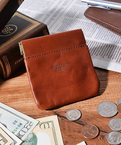 Add+(アッド)の「<Add+ TOCHIGI LEATHER>マルチコインケース(S)栃木レザー 本革<MADE IN JAPAN>(コインケース/札入れ)」|ダークブラウン