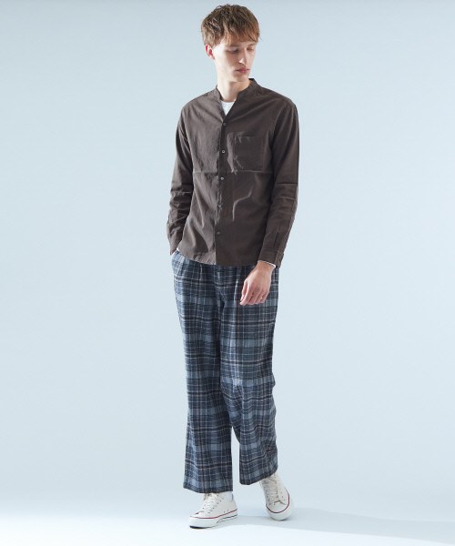 ABAHOUSE（アバハウス）の「【原宿店別注】チェックSPワイドパンツ（その他パンツ・メンズ・グレー・46/50/48）」の7枚目の写真