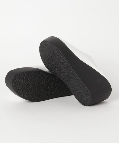 STYLEBLOCK（スタイルブロック）の「厚底ウエッジソールサボサンダル（サンダル・レディース・ブラック/ホワイト・39/36/38/35/37）」の5枚目の写真