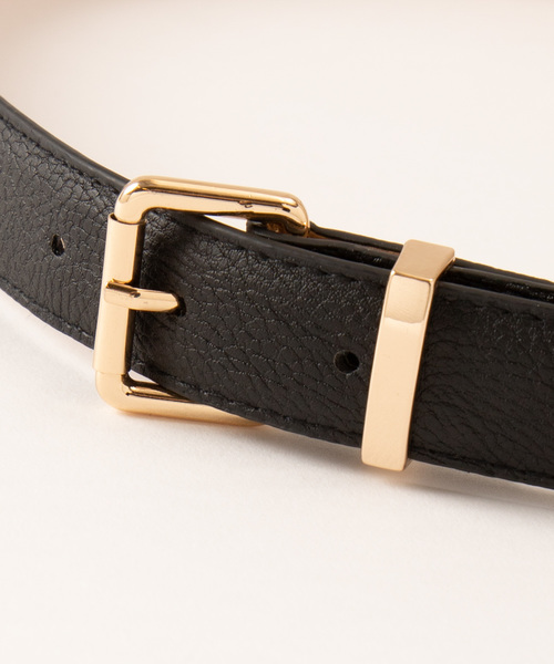 WEGO（ウィゴー）の「WEGO/中ベルト（ベルト・レディース・ブラック/キャメル/レッド・FREE）」の5枚目の写真