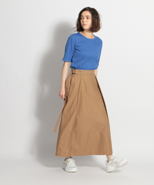 niko and...（ニコアンド）の「細リブフィットプルオーバー（Tシャツ/カットソー・レディース・ブラック/オフホワイト/イエロー/ブルー・MEDIUM/LARGE）」の16枚目の写真