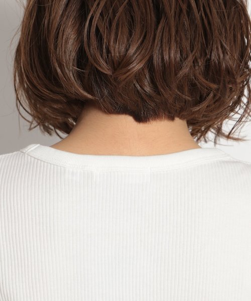 niko and...（ニコアンド）の「細リブフィットプルオーバー（Tシャツ/カットソー・レディース・ブラック/オフホワイト/イエロー/ブルー・MEDIUM/LARGE）」の11枚目の写真