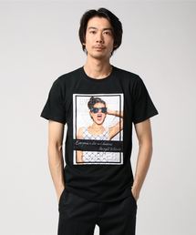 ガールズフォトTエンボスプリント半袖Tシャツ