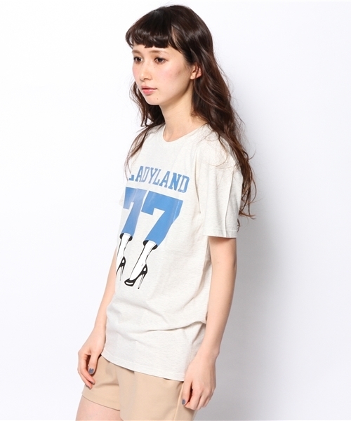 Another Edition（アナザーエディション）の「AE×NuGgETS Number T NAT（Tシャツ/カットソー・レディース・ナチュラル・フリー）」の7枚目の写真
