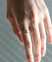 YArKA（ヤーカ）の「【YArKA/ヤーカ】silver925 asymmetry wave ring[ueb] /アシンメトリーリング シルバー925（リング）」