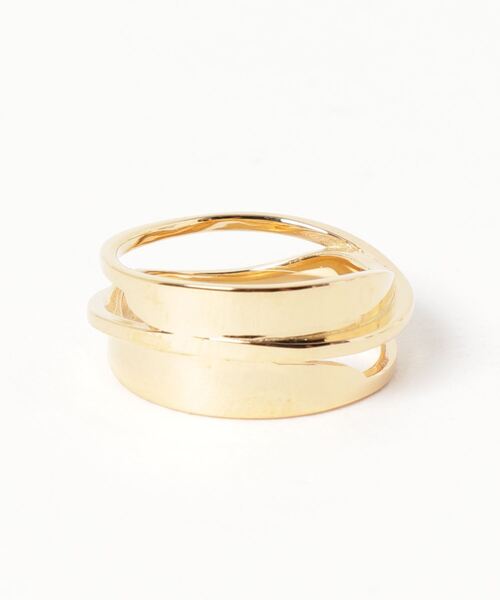 YArKA（ヤーカ）の「【YArKA/ヤーカ】silver925 asymmetry wave ring[ueb] /アシンメトリーリング シルバー925（リング・レディース・シルバー/ゴールド・#13/#11/#19/#9/#17/#15/#7/#21）」の4枚目の写真
