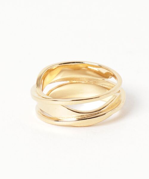 YArKA（ヤーカ）の「【YArKA/ヤーカ】silver925 asymmetry wave ring[ueb] /アシンメトリーリング シルバー925（リング・レディース・シルバー/ゴールド・#13/#11/#19/#9/#17/#15/#7/#21）」の5枚目の写真
